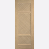 This is an image showing the LPD - Alvin Pre-finished Oak Doors Available to order from T.H. Wiggans Ironmongery in Kendal