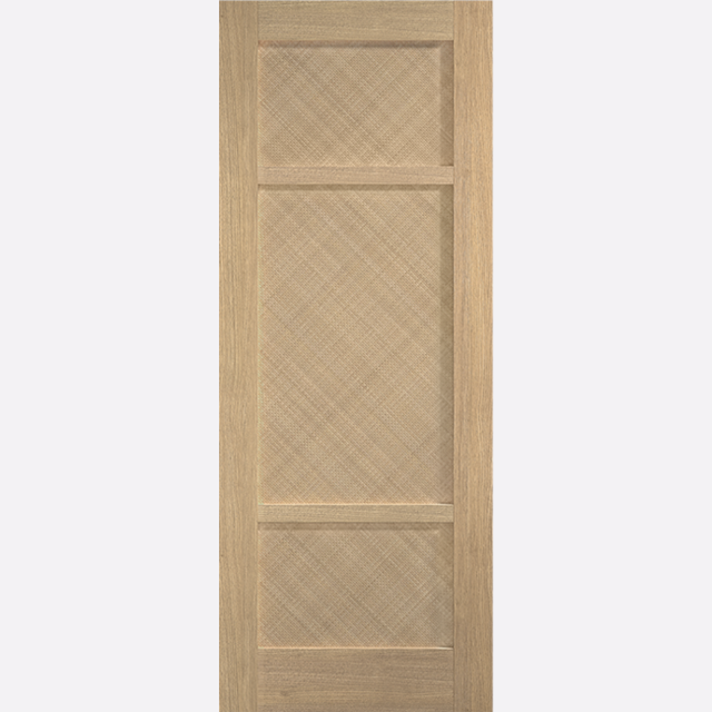 This is an image showing the LPD - Alvin Pre-finished Oak Doors Available to order from T.H. Wiggans Ironmongery in Kendal