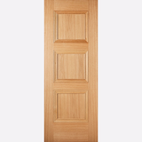 This is an image showing the LPD - Amsterdam Pre-Finished Oak Doors Available to order from T.H. Wiggans Ironmongery in Kendal