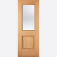 This is an image showing the LPD - Arnhem 1L Pre-Finished Oak Doors Available to order from T.H. Wiggans Ironmongery in Kendal