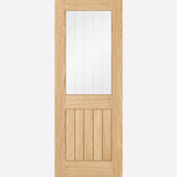 This is an image showing the LPD - Belize 1L Pre-finished Oak Doors Available to order from T.H. Wiggans Ironmongery in Kendal