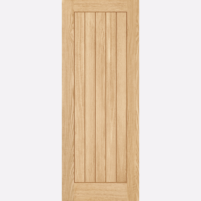 This is an image showing the LPD - Belize Pre-finished Oak Doors Available to order from T.H. Wiggans Ironmongery in Kendal