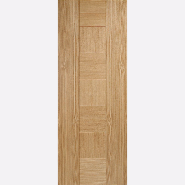 This is an image showing the LPD - Catalonia Pre-Finished Oak Doors Available to order from T.H. Wiggans Ironmongery in Kendal