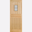 This is an image showing the LPD - Cottage Stable 1L Unfinished Oak Doors Available to order from T.H. Wiggans Ironmongery in Kendal