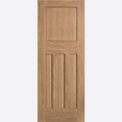 This is an image showing the LPD - DX 30s Unfinished Oak Doors Available to order from T.H. Wiggans Ironmongery in Kendal