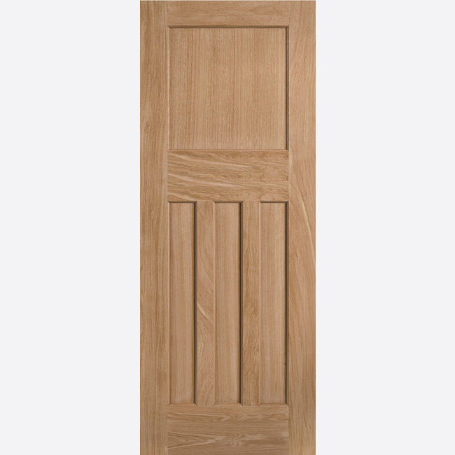 This is an image showing the LPD - DX 30s Unfinished Oak Doors Available to order from T.H. Wiggans Ironmongery in Kendal