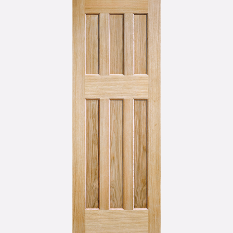 This is an image showing the LPD - DX 60s Unfinished Oak Doors Available to order from T.H. Wiggans Ironmongery in Kendal