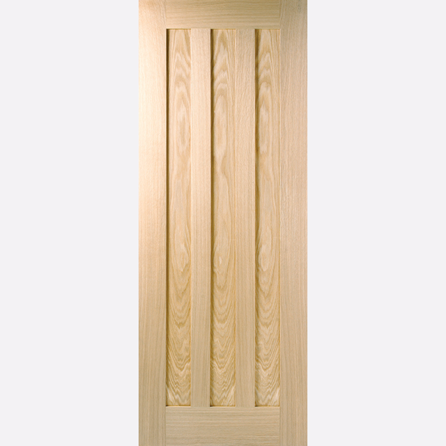 This is an image showing the LPD - Idaho Unfinished Oak Doors Available to order from T.H. Wiggans Ironmongery in Kendal