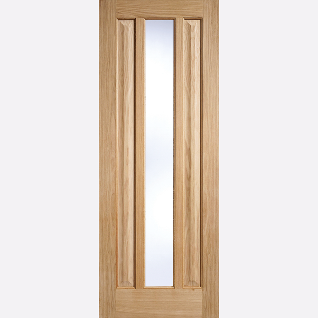 This is an image showing the LPD - Kilburn 1L Unfinished Oak Doors Available to order from T.H. Wiggans Ironmongery in Kendal