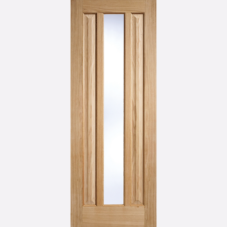 This is an image showing the LPD - Kilburn 1L Unfinished Oak Doors Available to order from T.H. Wiggans Ironmongery in Kendal