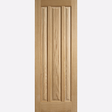 This is an image showing the LPD - Kilburn Unfinished Oak Doors Available to order from T.H. Wiggans Ironmongery in Kendal