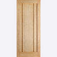 This is an image showing the LPD - Lincoln Unfinished Oak Doors Available to order from T.H. Wiggans Ironmongery in Kendal