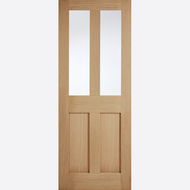 This is an image showing the LPD - London 2L Unfinished Oak Doors Available to order from T.H. Wiggans Ironmongery in Kendal