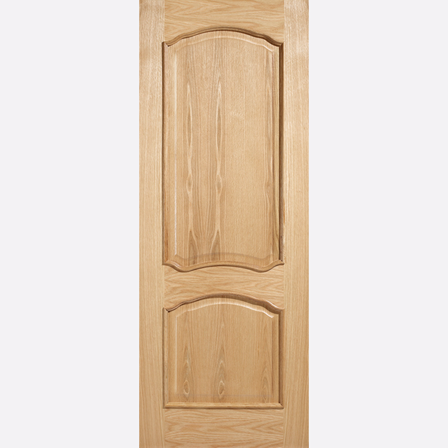 This is an image showing the LPD - Louis Unfinished Oak Doors Available to order from T.H. Wiggans Ironmongery in Kendal