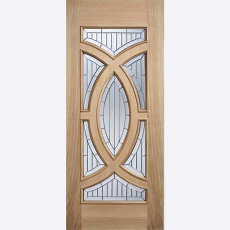 This is an image showing the LPD - Majestic Unfinished Oak Doors Available to order from T.H. Wiggans Ironmongery in Kendal