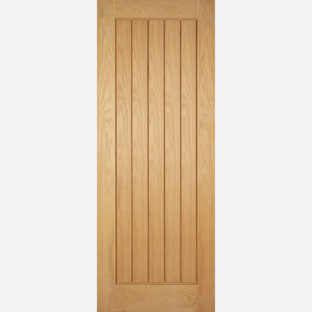 This is an image showing the LPD - Mexicano Pre-Finished Oak Doors Available to order from T.H. Wiggans Ironmongery in Kendal