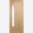 This is an image showing the LPD - Newbury Unfinished Oak Doors Available to order from T.H. Wiggans Ironmongery in Kendal