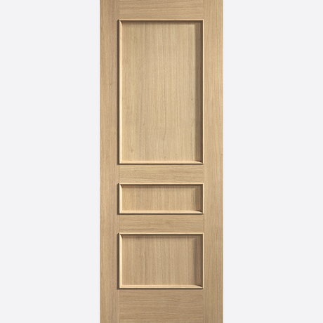 This is an image showing the LPD - Toledo Pre-finished Oak Doors Available to order from T.H. Wiggans Ironmongery in Kendal