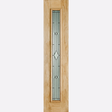 This is an image showing the LPD - Universal Sidelight Leaded Unfinished Oak Doors Available to order from T.H. Wiggans Ironmongery in Kendal