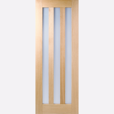 This is an image showing the LPD - Utah 3L Unfinished Oak Doors Available to order from T.H. Wiggans Ironmongery in Kendal