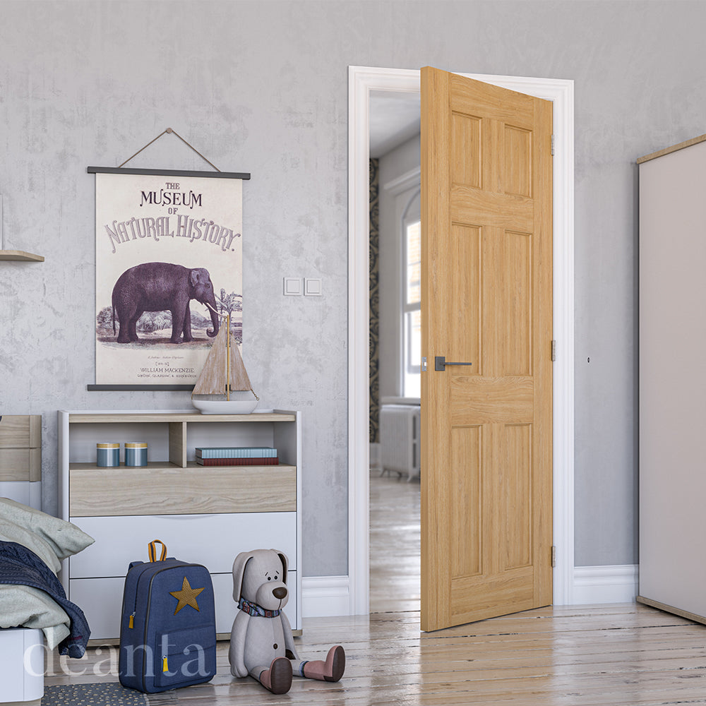 Deanta Oxford Prefinished Oak Doors