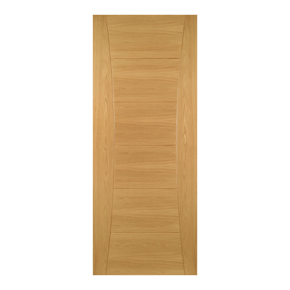 This is an image of Deanta Pamplona Prefinished Oak Doors available to order from T.H. Wiggans Ironmongery in Kendal