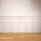 Deanta Hampton White Primed Wall Panelling