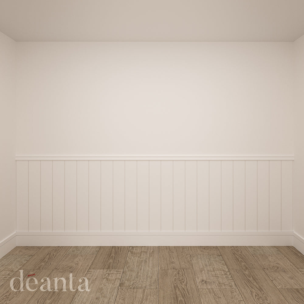 Deanta Madingley White Primed Wall Panelling