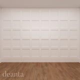 Deanta Shaker White Primed Wall Panelling