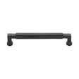 This is an image of a M.Marcus - Rustic Dark Bronze Cabinet Pull Bauhaus Design 160mm CTC, rdb3312-160 that is available to order from T.H Wiggans Ironmongery in Kendal.