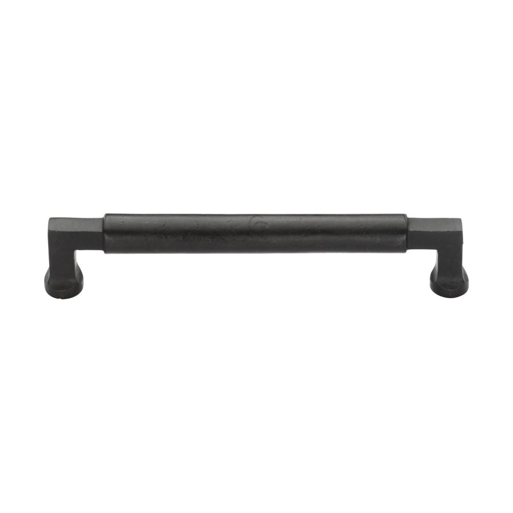 This is an image of a M.Marcus - Rustic Dark Bronze Cabinet Pull Bauhaus Design 160mm CTC, rdb3312-160 that is available to order from T.H Wiggans Ironmongery in Kendal.