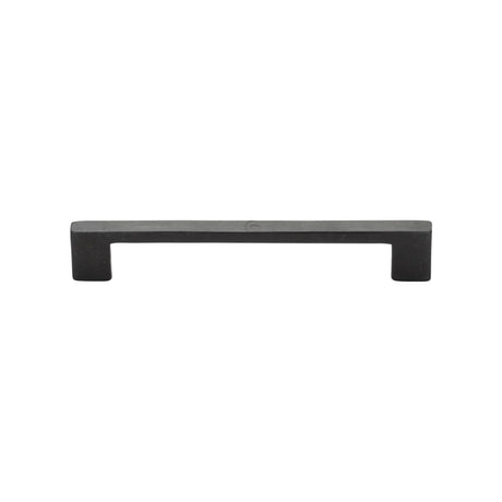 This is an image of a M.Marcus - Rustic Dark Bronze Cabinet Pull Metro Design 96mm CTC, rdb337-96 that is available to order from T.H Wiggans Ironmongery in Kendal.