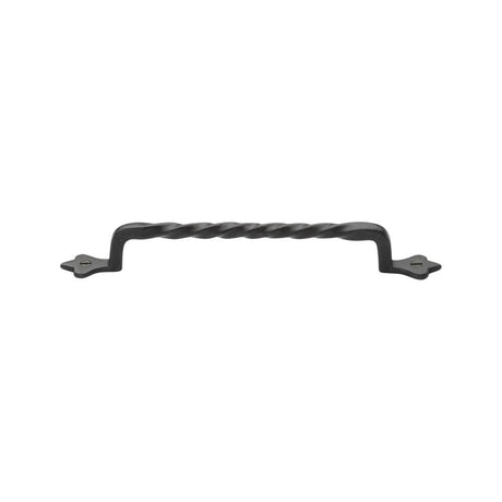 This is an image of a M.Marcus - Rustic Dark Bronze Cabinet Pull Twist Design 138mm, rdb370-138 that is available to order from T.H Wiggans Ironmongery in Kendal.