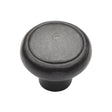 This is an image of a M.Marcus - Rustic Dark Bronze Cabinet Knob Newport Design 38mm, rdb3990-38 that is available to order from T.H Wiggans Ironmongery in Kendal.