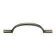 This is an image of a M.Marcus - Rustic Pewter Cabinet Pull Russell Design 203mm, rpw1090-203 that is available to order from T.H Wiggans Ironmongery in Kendal.