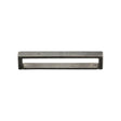 This is an image of a M.Marcus - Rustic Pewter Cabinet Pull Box Design 96mm CTC, rpw3480-96 that is available to order from T.H Wiggans Ironmongery in Kendal.