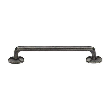 This is an image of a M.Marcus - Rustic Pewter Cabinet Pull Traditional Design 192mm CTC, rpw376-192 that is available to order from T.H Wiggans Ironmongery in Kendal.
