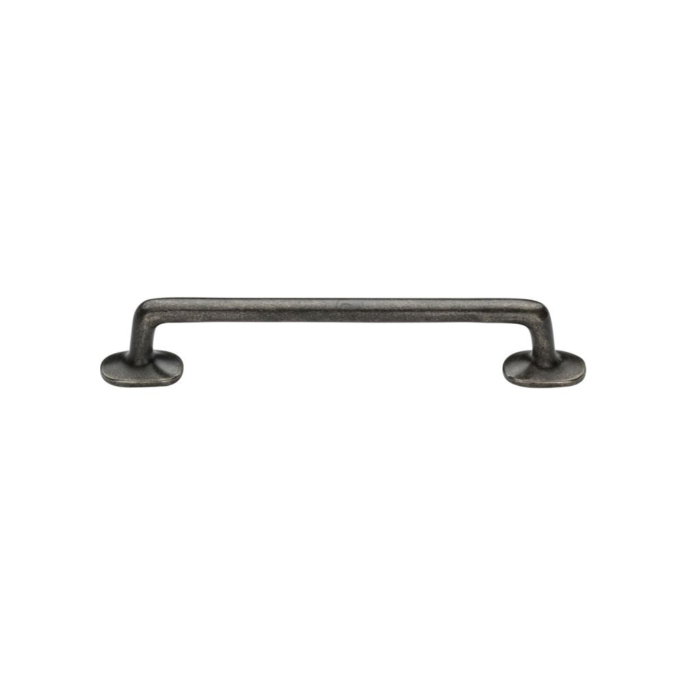 This is an image of a M.Marcus - Rustic Pewter Cabinet Pull Traditional Design 96mm CTC, rpw376-96 that is available to order from T.H Wiggans Ironmongery in Kendal.