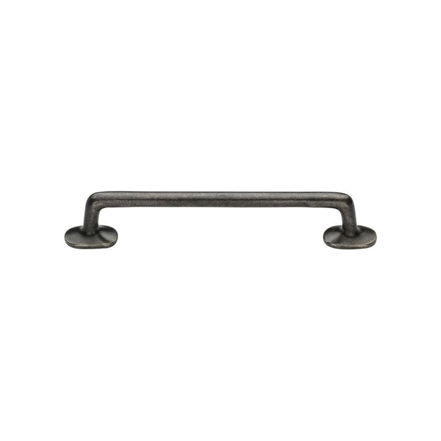 This is an image of a M.Marcus - Rustic Pewter Cabinet Pull Traditional Design 96mm CTC, rpw376-96 that is available to order from T.H Wiggans Ironmongery in Kendal.