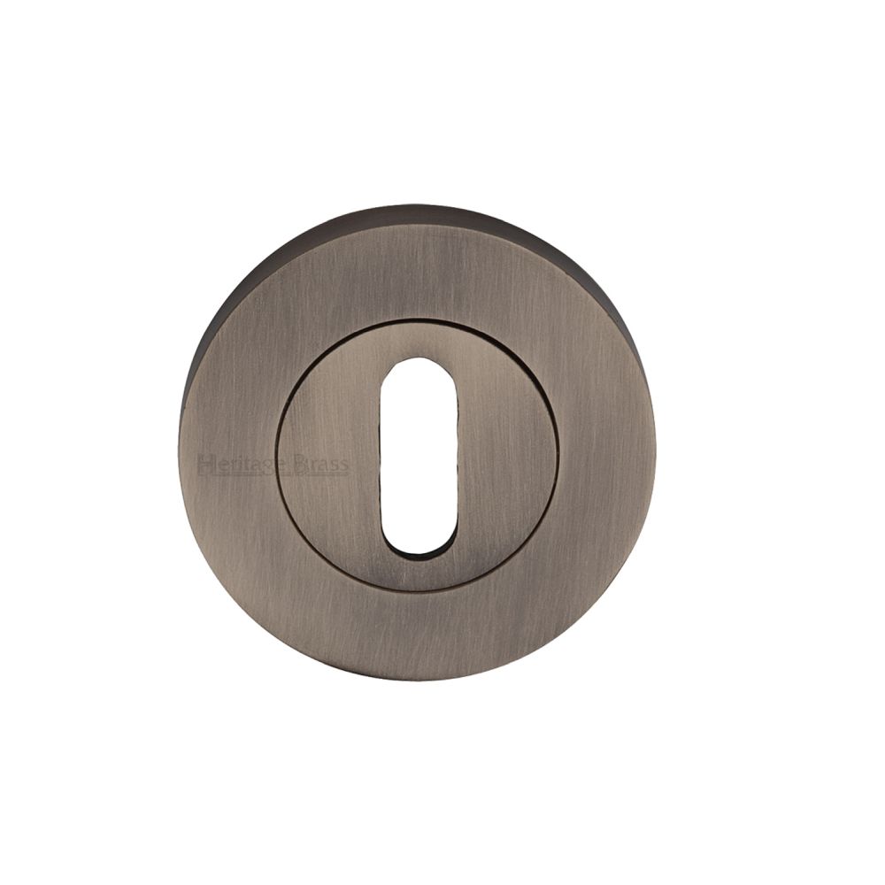 This is an image of a Heritage Brass - Key Escutcheon Matt Bronze Finish, rs2000-mb that is available to order from T.H Wiggans Ironmongery in Kendal.