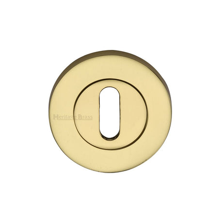 This is an image of a Heritage Brass - Key Escutcheon Polished Brass Finish, rs2000-pb that is available to order from T.H Wiggans Ironmongery in Kendal.