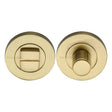 This is an image of a Heritage Brass - Thumbturn & Emergency Release Satin Brass Finish, rs2030-sb that is available to order from T.H Wiggans Ironmongery in Kendal.