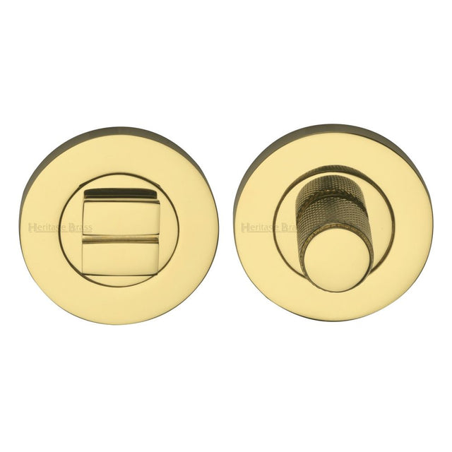 This is an image of a Heritage Brass - Thumbturn & Emergency Release Polished Brass Finish, rs2030k-pb that is available to order from T.H Wiggans Ironmongery in Kendal.