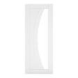 This is an image of Deanta Ravello White Primed Clear Glazed Doors available to order from T.H. Wiggans Ironmongery in Kendal