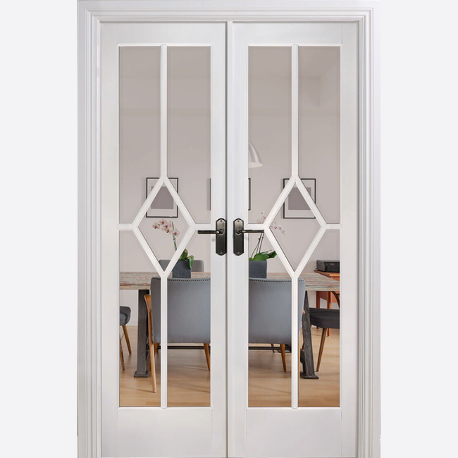 This is an image showing the LPD - Reims W4 Primed White Doors Available to order from T.H. Wiggans Ironmongery in Kendal