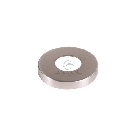 This is an image of a Steel Line Concealed Fixing Pack (for 19mm Tube) Satin Stainless Steel finish, ss-d190021-s that is available to order from T.H Wiggans Ironmongery in Kendal.