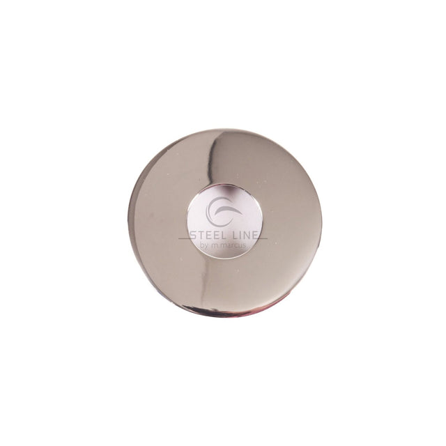 This is an image of a Steel Line Concealed Fixing Pack (for 22mm Tube) Polished Stainless Steel finish, ss-d220022-p that is available to order from T.H Wiggans Ironmongery in Kendal.