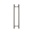This is an image of a Steel Line T Pull Back to Back 1400mm Satin Stainless Steel finish, ss-t320004r-s that is available to order from T.H Wiggans Ironmongery in Kendal.