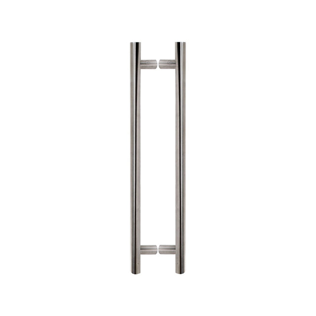 This is an image of a Steel Line T Pull Back to Back 1400mm Satin Stainless Steel finish, ss-t320004r-s that is available to order from T.H Wiggans Ironmongery in Kendal.