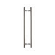 This is an image of a Steel Line T Pull Back to Back 2000mm Satin Stainless Steel finish, ss-t320005r-s that is available to order from T.H Wiggans Ironmongery in Kendal.